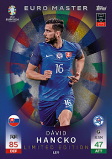 David Hancko Slovakia Topps Match Attax EURO 2024 Euro Master Limited Edition #LE9